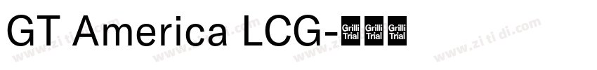GT America LCG字体转换